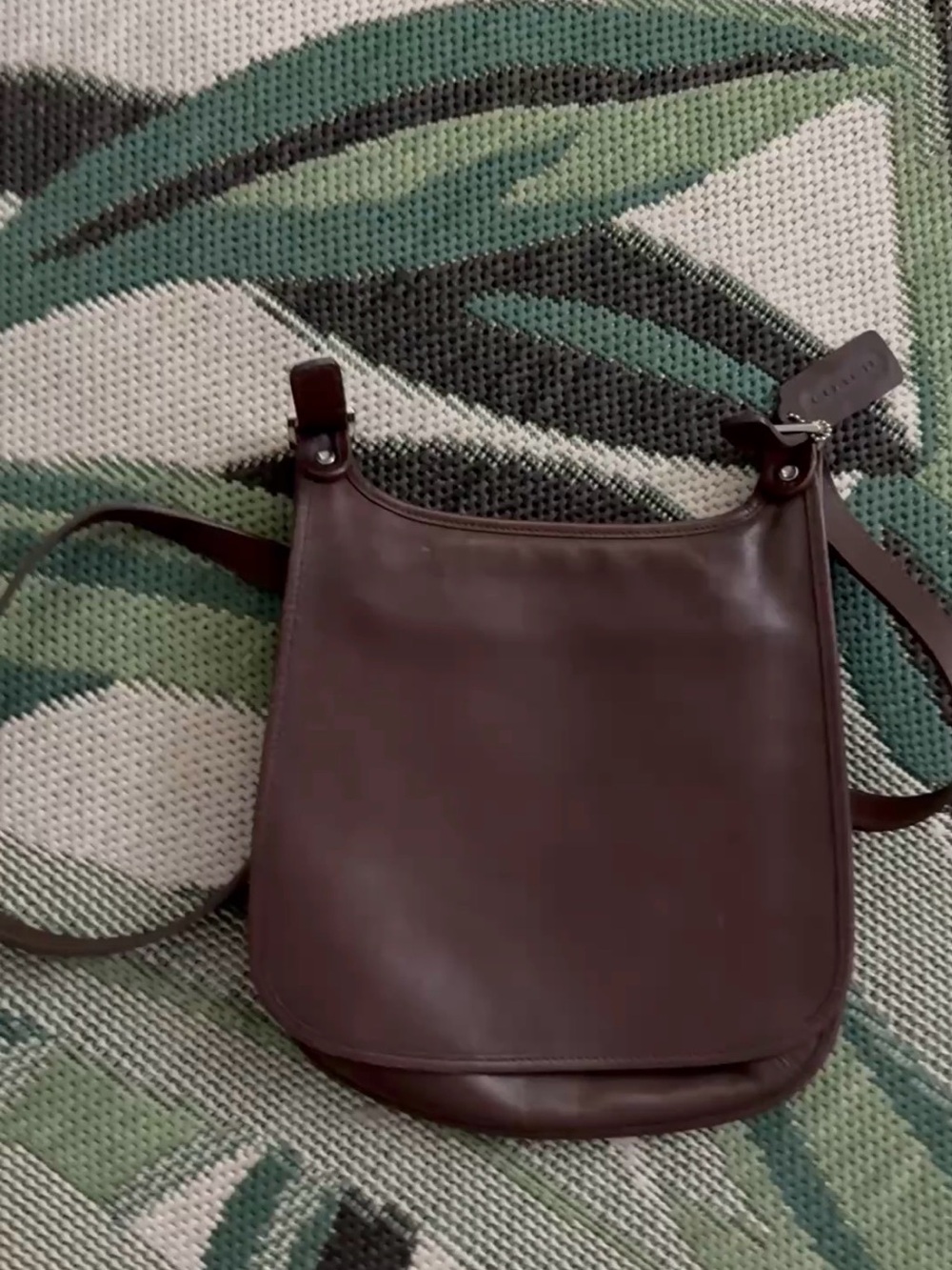 Coach Brown Leather Crossbody Bag